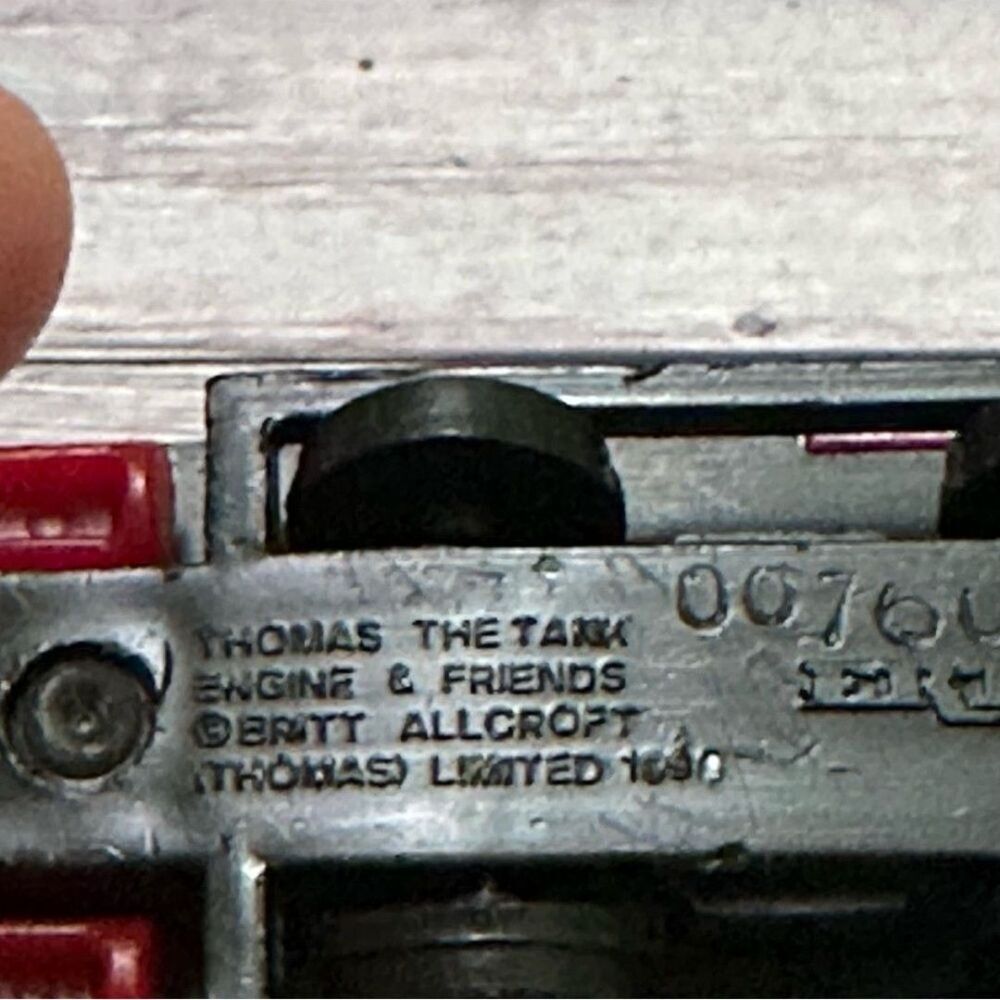 Thomas & Friends ERTL Diecast RHENEAS #2 vintage Train 1990 - Picture 6 of 8